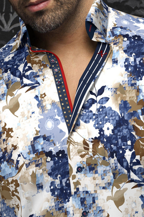 Au Noir Shirt | ACE, Navy Tobacco