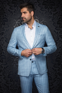 Au Noir Blazer/Suit Separate | HANKS, Light Blue