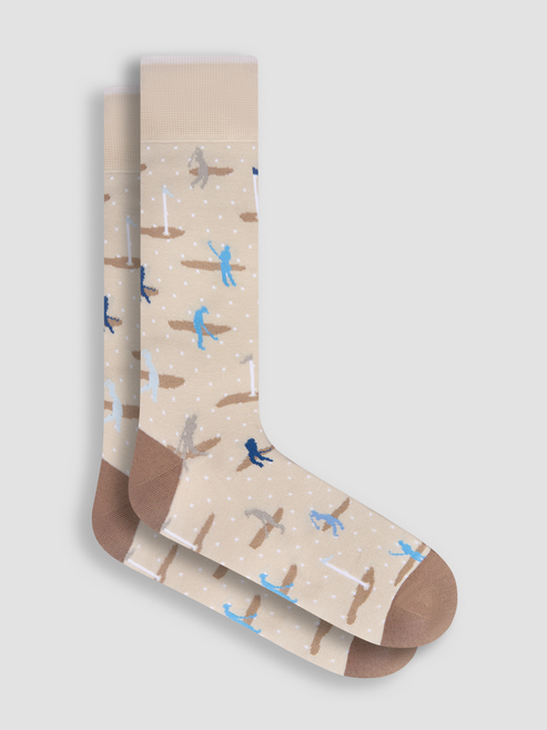 Bugatchi Socks Made in Italy | Sand