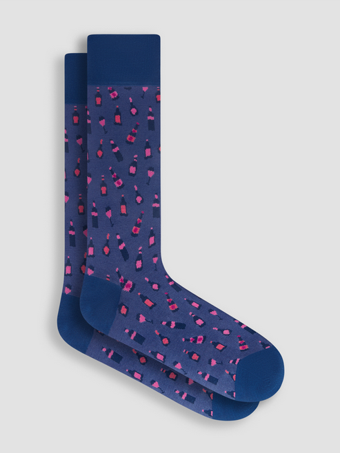 Bugatchi Socks Made in Italy | Periwinkle