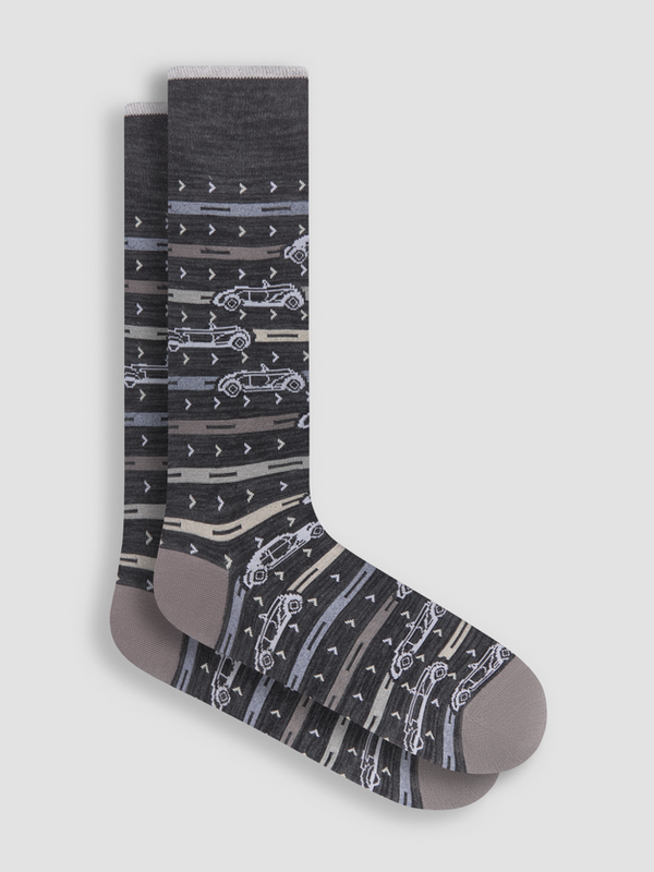 Bugatchi Socks Made in Italy | Black