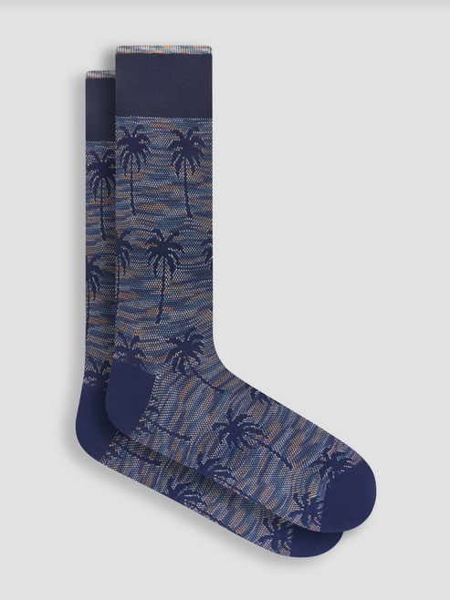 Bugatchi Socks Made in Italy | Night Blue