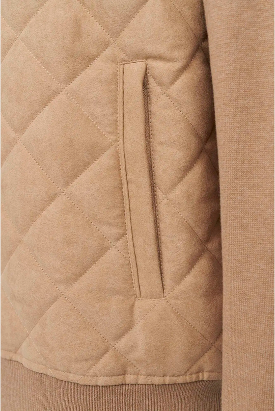 Bugatti Quilted Jacket | Tan