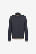 Bugatti Knit Full Zip | Navy