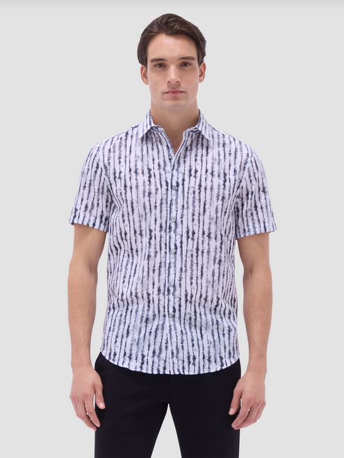 Bugatchi Orson Seersucker Shirt | Zinc