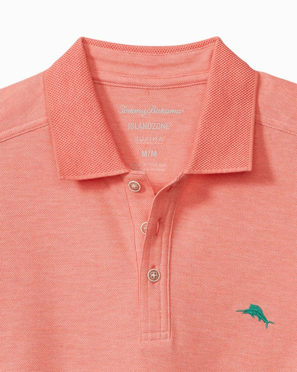 Tommy Bahama The Emfielder 2.0 IslandZone® Polo | Red Ginger Heather