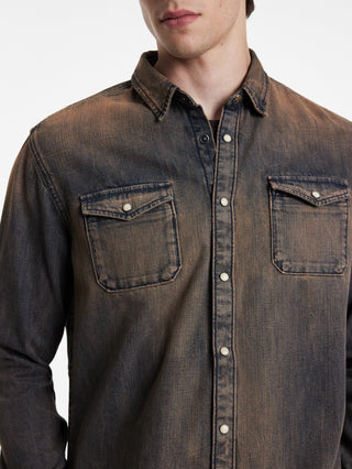 John Varvatos Marshall Shirt | Rust