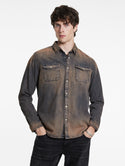 John Varvatos Marshall Shirt | Rust