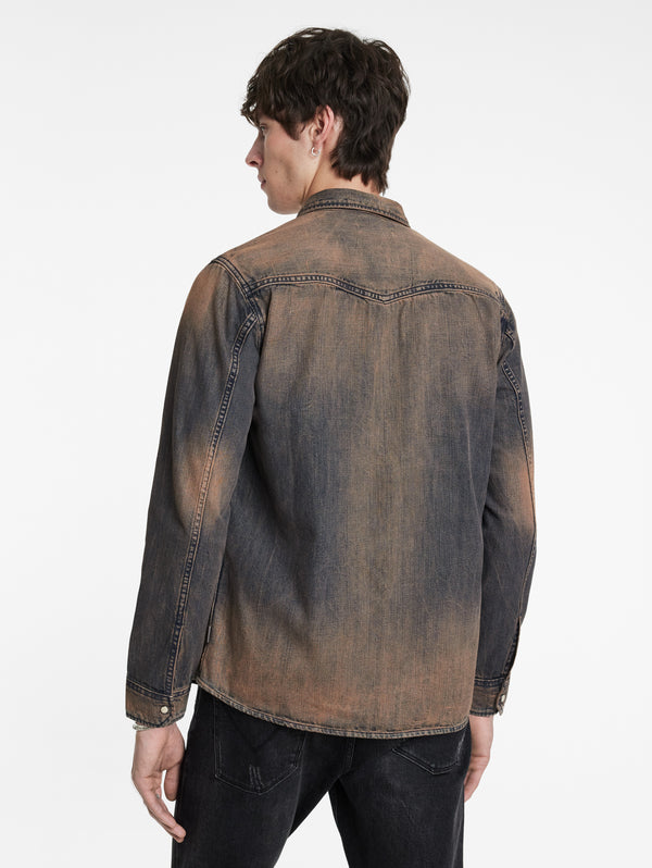 John Varvatos Marshall Shirt | Rust