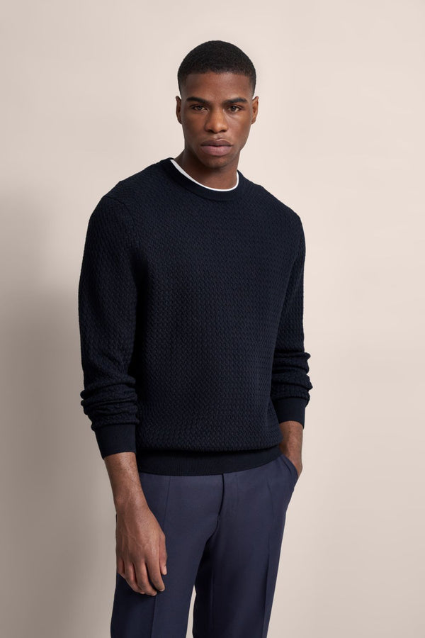 Bugatti Sweater Crew Neck | Navy