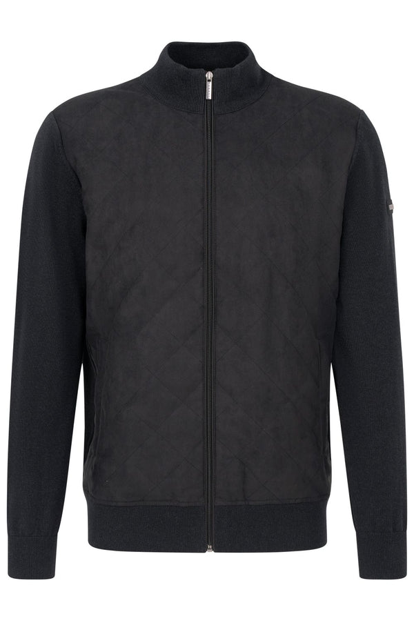 Bugatti Sweater Full Zip | Noir