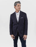 7 Downie St. Dorin Deconstructed Knit Blazer | Navy