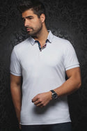 Au Noir Polo Eagle | White