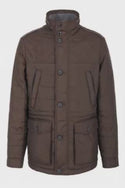 Bugatti Quilted Jacket, Brown