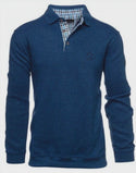 Ethnic Blue Polo Sweater Soft Touch | Royal Blue