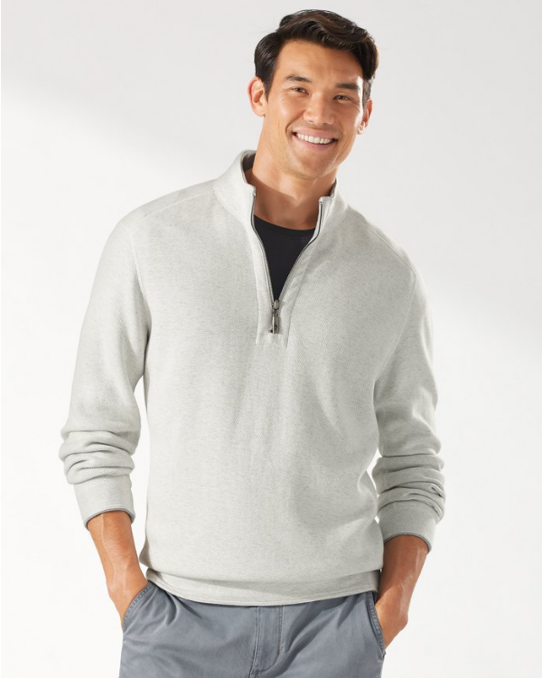 TOMMY BAHAMA FLIPSHORE HALF ZIP REVERSIBLE SWEATSHIRT | Caswell's Fine ...